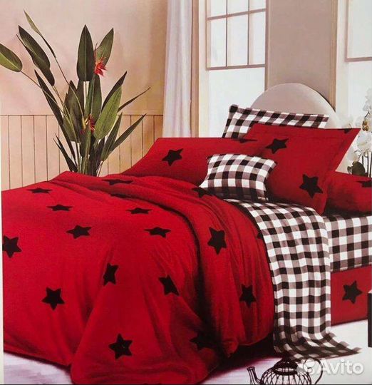 Постельное белье 2 х спальное новое