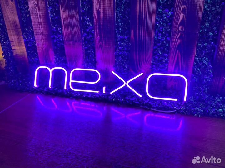 Неоновая вывеска от производителя