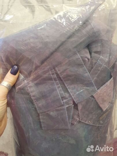 Тюль занавески сиреневые