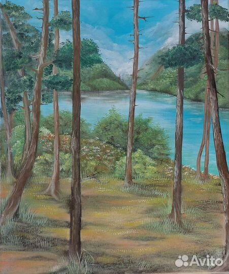 Авторская картина маслом 