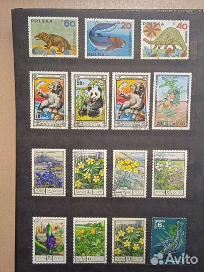 116 марок. Флора и фауна. На выбор или обмен