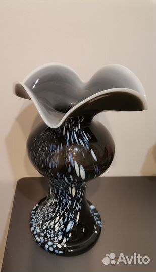 Ваза цветное стекло СССР