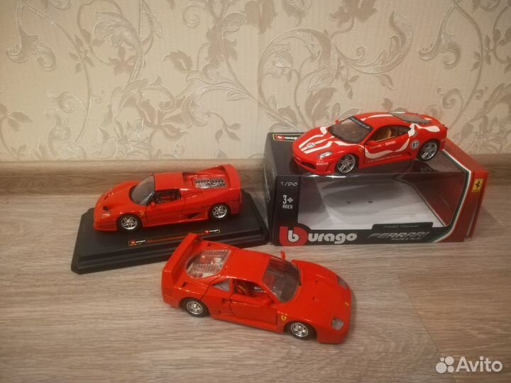 Коллекция моделей Ferrari Burago 1/24