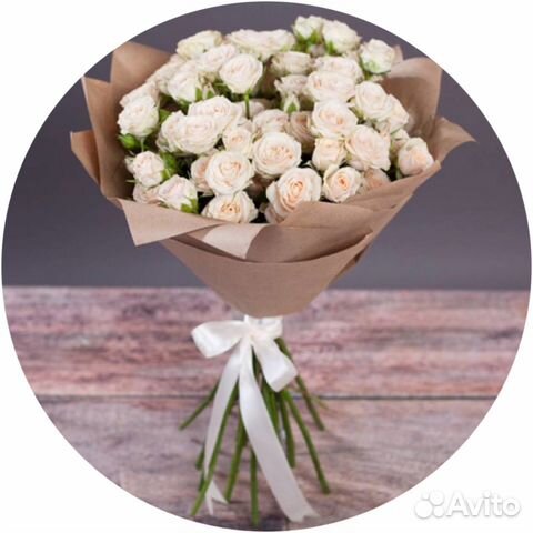 Букет из 15 белые роз, доставка цветов