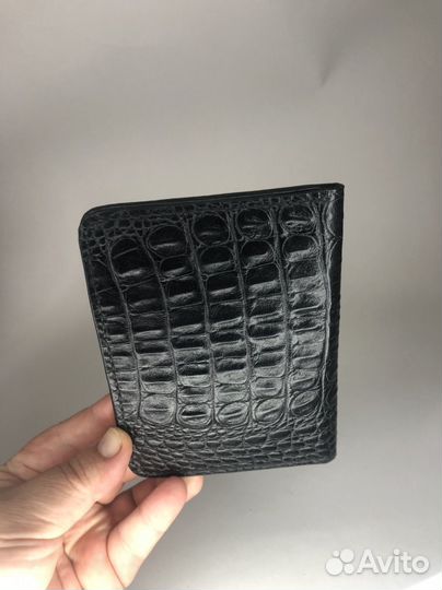 Обложка на удостоверение из кожи охотник