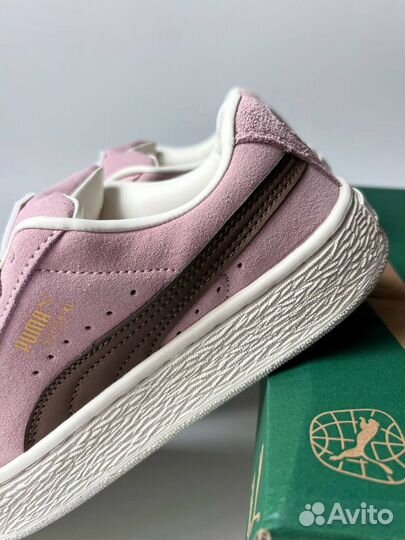 Кроссовки Puma suede xl розовые