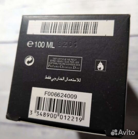 C Dior fahrenheit 100ml men туалетная lot*CD6648