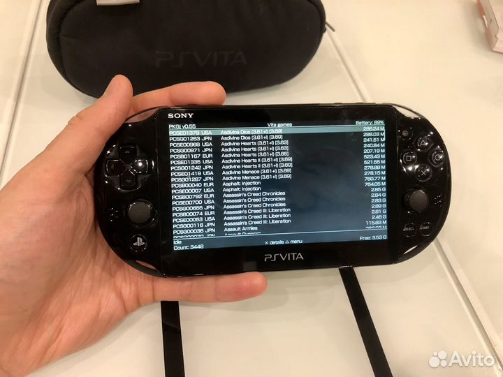 Sony ps Vita slim 32gb прошитая