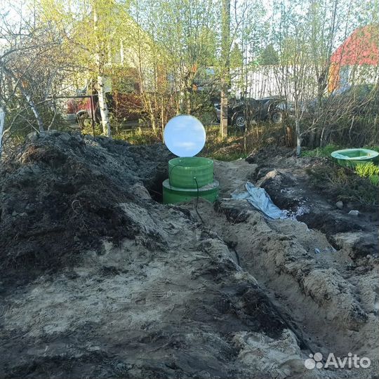 Установка септика под ключ