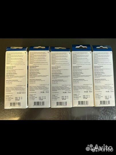 Краска чернила epson original 105/106/памперс