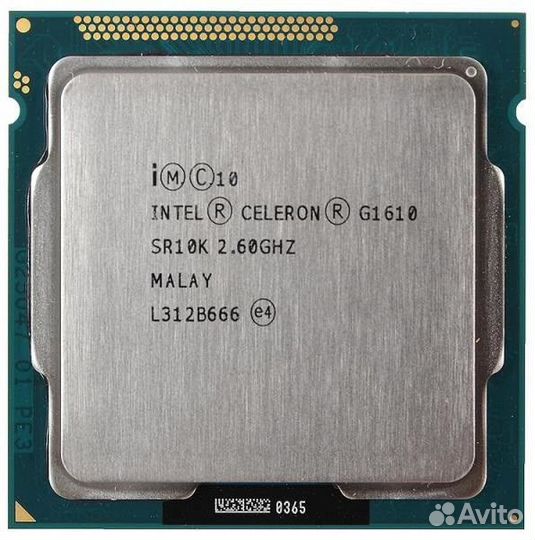 Процессор Intel 1155 Celeron G1610 Ivy-Bridge
