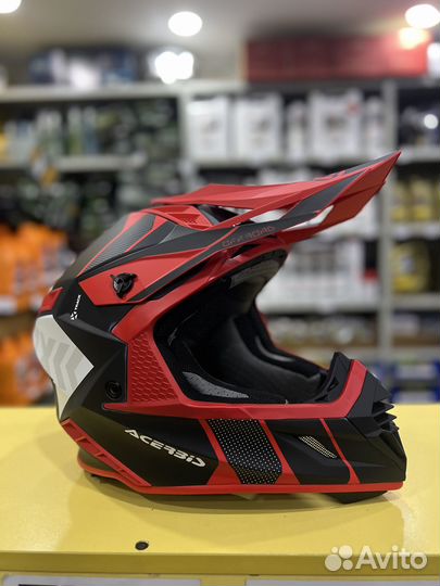 Мотошлем кроссовый Acerbis X-Track 22-06 Black/Red