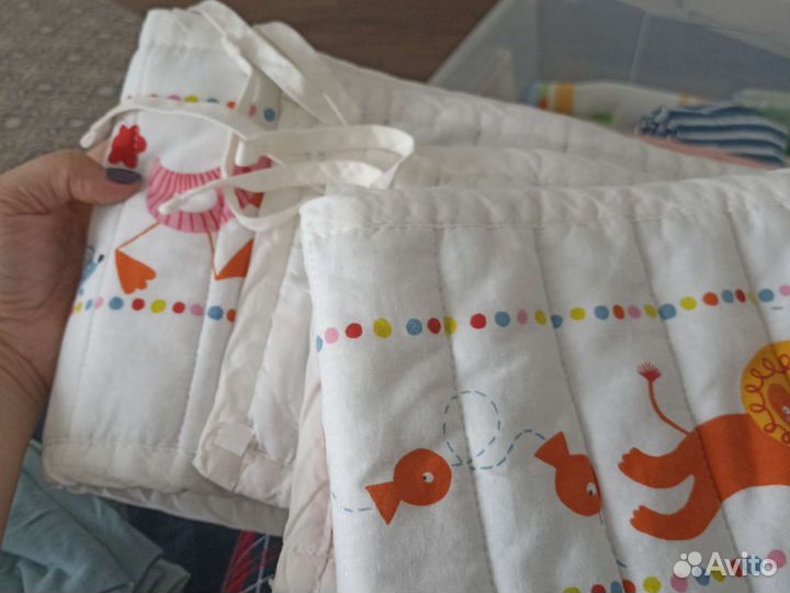 Бортики в кроватку IKEA