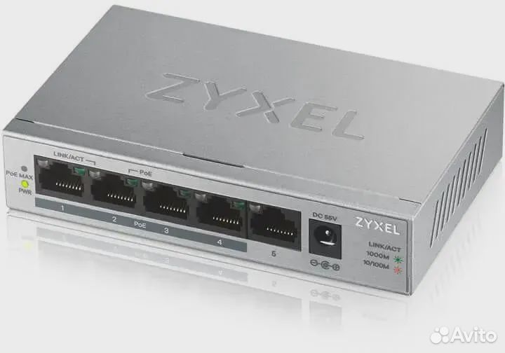 Коммутатор Zyxel GS1005HP-EU0101F