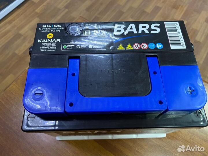 Аккумулятор 60 Ач Барс на Chevrolet Ford Opel