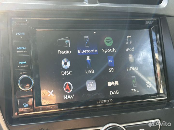 Магнитола 2 din kenwood dnx419dabs