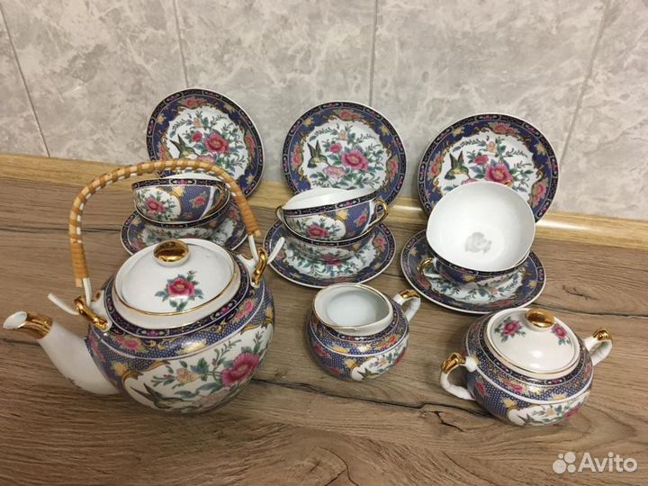 Сервиз чайный фарфоровый японский Yamasen