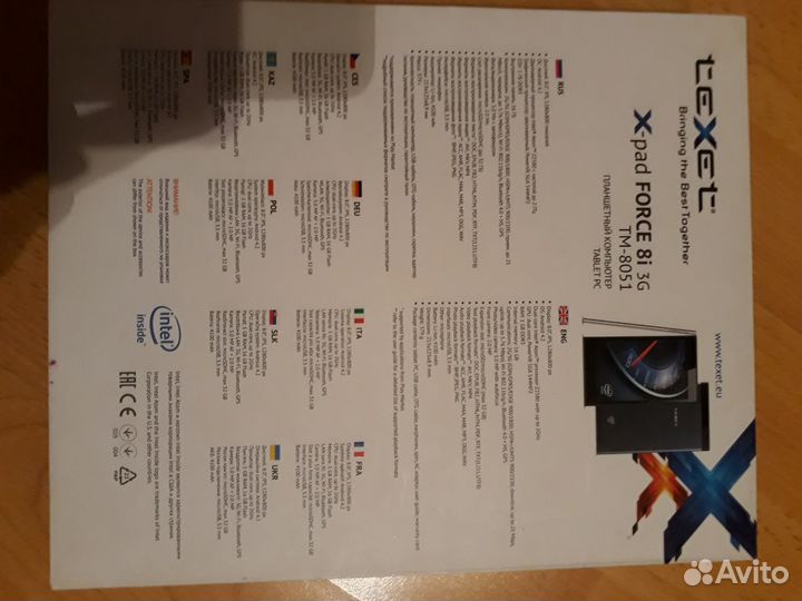 Планшет Texet