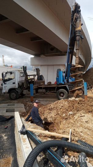 Установка опор лэп. св95 по нормам Т У. Доставка