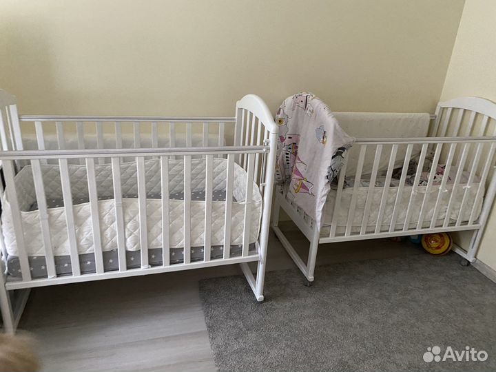 Детская кровать с матрасом