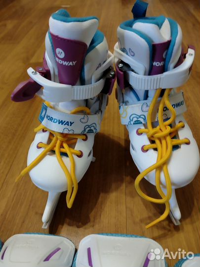 Коньки детские, размер 27-30