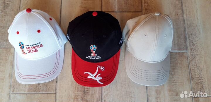 Кепки-Бейсболки (Fifa 2018 -2шт, Ostin -1шт)