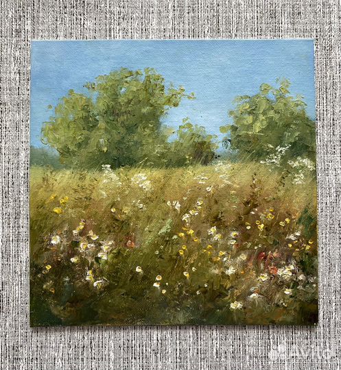 Картина маслом на холсте пейзаж