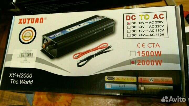 Преобразователь напряжения 2000w