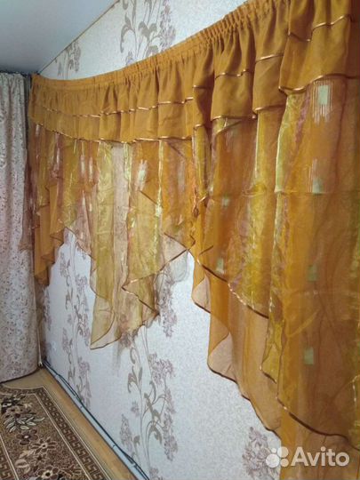 Шторы ламбрекен на кухню