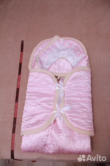 Конверт на выписку зимний для девочки