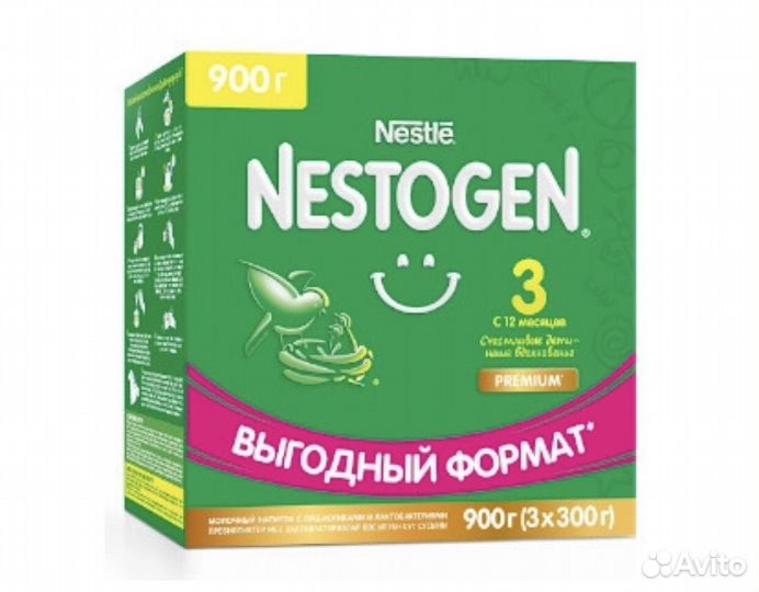 Смесь Нестожен 1,2,3,4 1050гр,Комфорт плюс