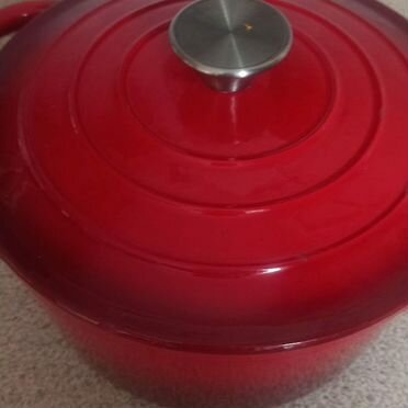 Кастрюля эмалированная чугунная