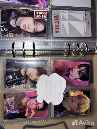 Карты к-pop stray kids enhypen