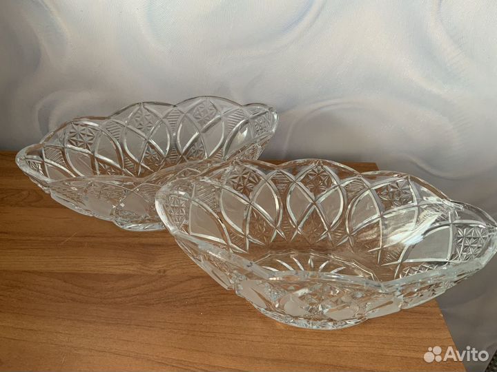 Ваза хрустальная