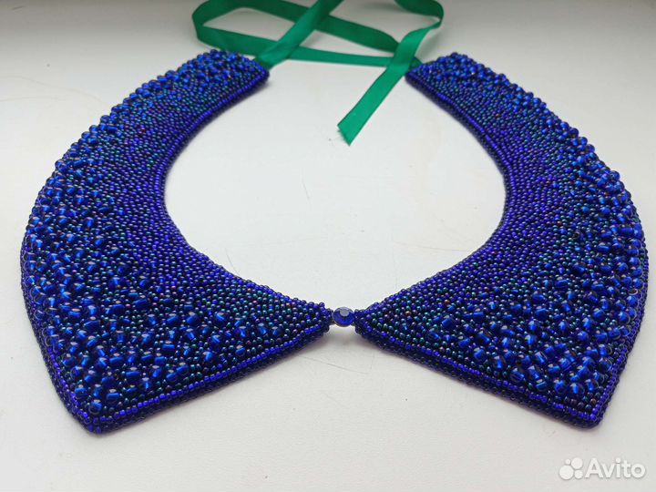 Воротник из бисера