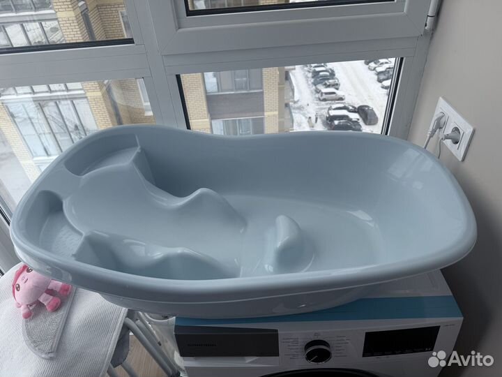 Ванночка для купания с горкой