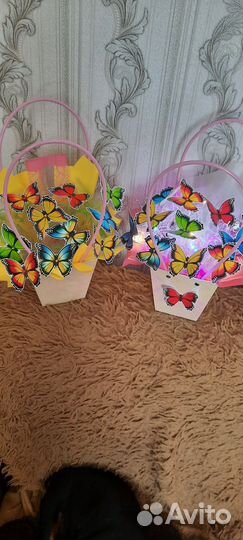 Букеты из бабочек