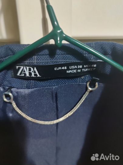 Пиджак мужской новый 46раз zara