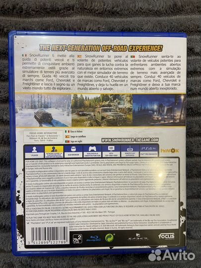 Диски на ps4 snowrunner