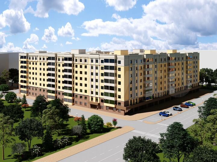 2-к. квартира, 73,9 м², 8/8 эт.