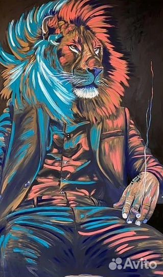 Интерьерная картина маслом на холсте ручная работа