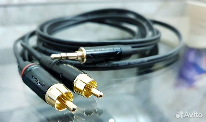 Межблочный кабель «jack mini (Stereo) - 2RCA»