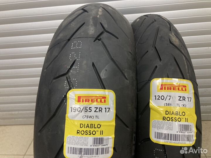 Мотошины Pirelli Diablo Rosso 2 190 55 + 120