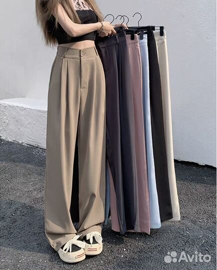 Брюки чинос широкие оверсайз