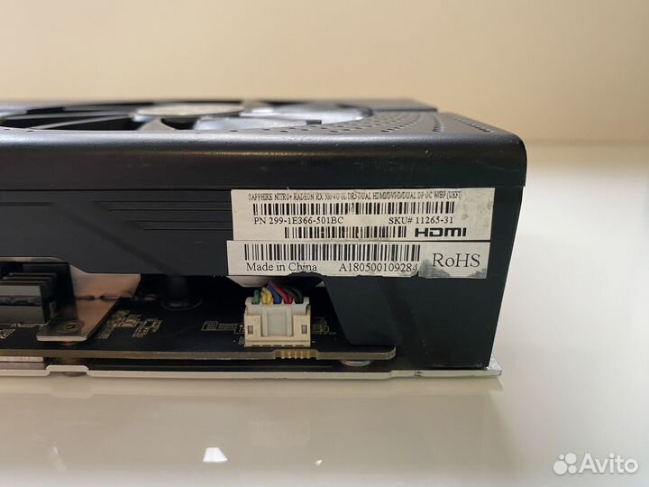 Видеокарта Sapphire rx 580 nitro+ 4gb