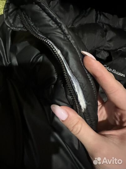 Пуховик женский calvin klein