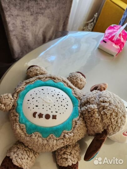 Овечка игрушка ночник с проектором(засыпайка)