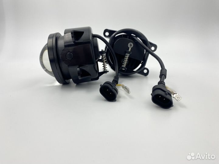 100W Bi LED линза птф яркий свет (ун.креп.)