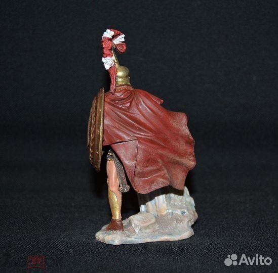 Оловянный солдатик 95 мм. Греческий наемник в бою