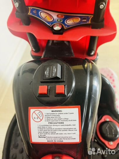 Детский электро мотоцикл